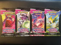 Pokemon TCG Fusion Strike Sleeved Booster Pack X 4 (Art Set) - Image 1