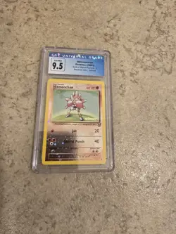 2003 Pokemon Hitmonchan Best of Game Promos #2 Reverse Holo CGC 9.5 - Image 1