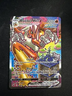 Pokemon 2021 Chilling Reign Blaziken VMAX 201/198 Holo Secret Rare - Image 1