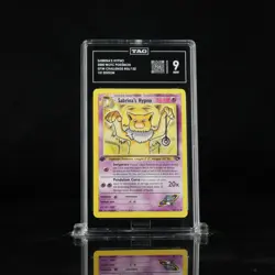 2000 WOTC Pokemon Gym Challenge 1st Edition 56/132 Sabrina's Hypno TAG 9 (904) - Image 1