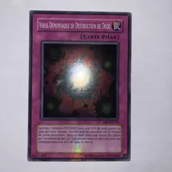 Carte Yu-Gi-Oh! - Super Rare- Virus Demoniaque De Destruction De Deck DR3-FR￼178 - Image 1
