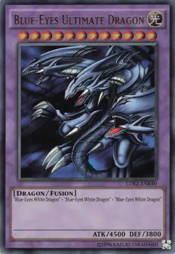 Yugioh Blue-Eyes Ultimate Dragon LDK2-ENK40 Ultra Rare LP - Image 1
