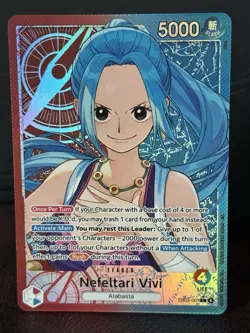 Nefeltari Vivi EB03-001 Alternate Art Leader One Piece EB Heroines Edition MINT - Image 1
