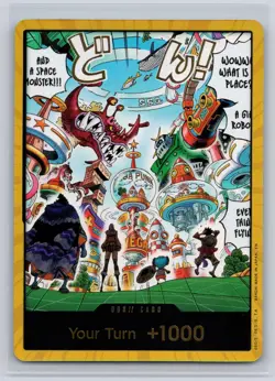 DON!! Card (Egghead) (Gold) DON!! The Azure Sea's Seven One Piece Near Mint - Image 1