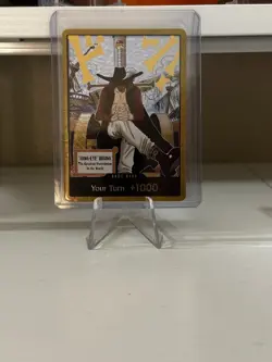 One piece tcg OP14 Gold DON Hawk Eye Mihawk The Azure Seas Seven One Piece CCG - Image 1