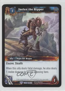 2012 World of Warcraft TCG: Tomb of the Forgotten Jaelen the Ripper #84 - Image 1