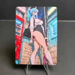 Retro Waifus, Custom Sexy Anime Waifu Trading Card - Image 1