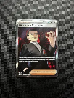 Pokemon TCG Giovanni's Charisma Scarlet & Violet 151 Card 197/165 NM Condition - Image 1