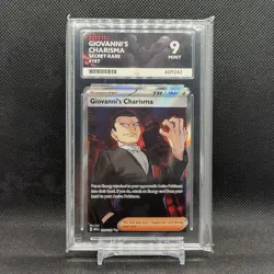 Pokemon TCG Giovanni's Charisma Scarlet & Violet 151 Card 197/165 Full Art ACE 9 - Image 1