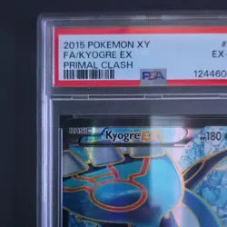 Pokemon Kyogre EX Full Art Ultra Rare Holo 148/160 XY Primal Clash PSA 6 - Image 3