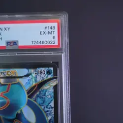 Pokemon Kyogre EX Full Art Ultra Rare Holo 148/160 XY Primal Clash PSA 6 - Image 4