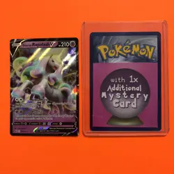 Galarian Rapidash V Holo Promo SWSH111 Pokemon Sword Shield Black Star TCG - Image 1