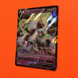Galarian Rapidash V Holo Promo SWSH111 Pokemon Sword Shield Black Star TCG - Image 3