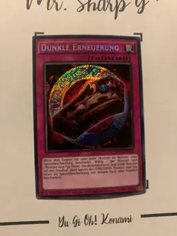 DUNKLE ERNEUERUNG- LIMITIERTE AUFLAGE YGLD-DEB00 DE Yu-Gi-Oh! CARD SECRET RARE - Image 3