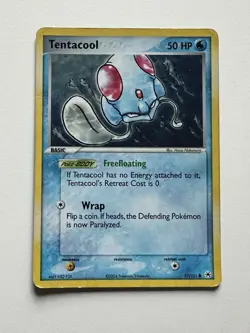 Pokemon Card - Tentacool Hidden Legends 77/101 Common Reverse Holo - Image 1