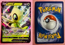Celebi V 001/202 | Sword & Shield Base Set | 2020 Pokemon TCG Card | NM - Image 3