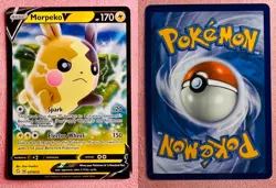 Morpeko V 037/072 | SWSH Shining Fates | 2021 Pokemon TCG Card | NM - Image 3