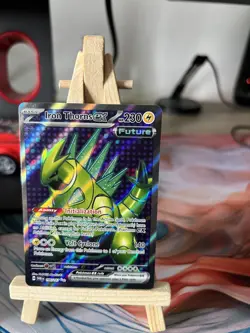 Pokemon TCG Iron Thorns EX Twilight Masquerade Holo Ultra Rare Card 196/167 - Image 2