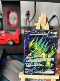 Pokemon TCG Iron Thorns EX Twilight Masquerade Holo Ultra Rare Card 196/167 - Image 3