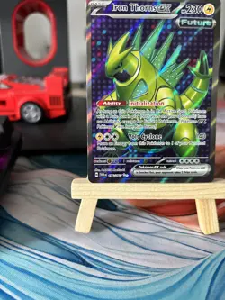 Pokemon TCG Iron Thorns EX Twilight Masquerade Holo Ultra Rare Card 196/167 - Image 5