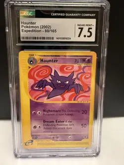 Haunter Pokemon Expedition Card 80/165 Near Mint 7.5 CGC - Image 1