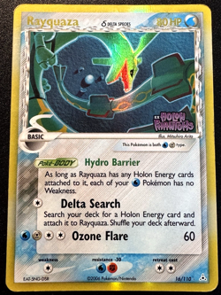 Rayquaza 16/110 EX Holon Phantoms Delta Species Pokemon Card Reverse Holo HP - Image 1
