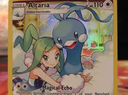 Altaria Holo Silver Tempest Near Mint Sleeved Pokemon Card NM Rare Clean - Image 2