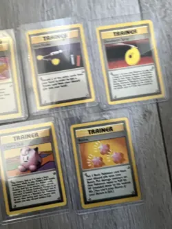 Pokemon TCG WOTC Trainer rare cards NM - Image 2