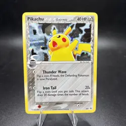 2003-2006 Pokemon Nintendo Black Star Promos Pikachu Holo #035 *SWIRL* NM/LP -j - Image 1