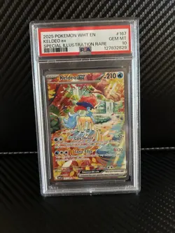 Keldeo EX Special Illustration 167/086 English White Flare PSA 10!!! - Image 1