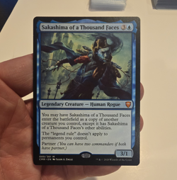 Sakashima of a Thousand Faces Commander Legends Creature Mythic Blue English - Image 1