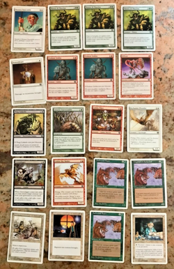 Mtg Lotto 20 MIX ANNI 90 / 2000 ITA ING Carte Magic The Gathering USATE - Image 1