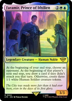 Magic The Gathering MTG FARAMIR, PRINCE OF ITHILIEN FOIL The Lord of the Rings - Image 1