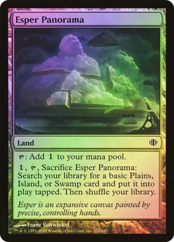 Magic The Gathering MTG ESPER PANORAMA FOIL Shards of Alara NM Near Mint - Image 1
