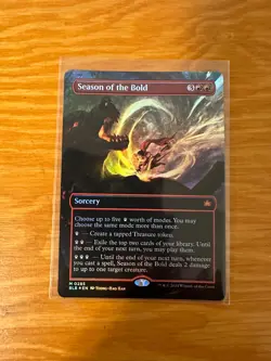 Season of the Bold - Bloomburrow BLB - MTG Foil Extended - Image 1