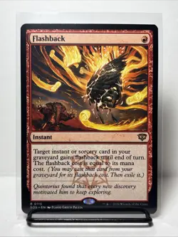 Flashback (Non-foil) Secrets of Strixhaven 0115 Rare MTG - Image 1