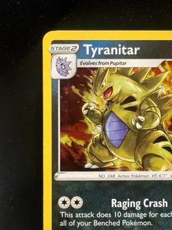 Tyranitar Holo Rare - 043/078 - Pokemon Go Pokemon 2023 - Image 2