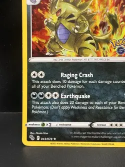 Tyranitar Holo Rare - 043/078 - Pokemon Go Pokemon 2023 - Image 5