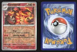 Centiskorch 037/162 Uncommon Temporal Forces Pokemon Reverse Holo Near Mint - Image 3