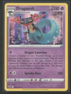 Dragapult 089/195 Holo Rare Silver Tempest Pokemon Holo Near Mint - Image 1