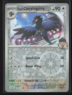 Hop's Corvisquire 134/159 Common Journey Together Pokemon Reverse Holo Near Mint - Image 1