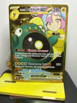 Iono's Bellibolt ex 188/159 Sv09: Journey Together Hyper Rare Holo Pokemon TCG - Image 1