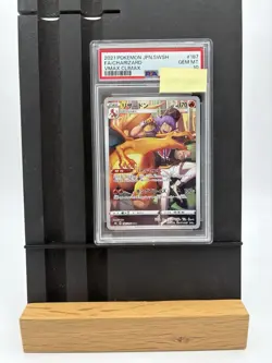 Pokemon Glurak 187/184 PSA 10 Japanisch 2021 Illustration Rare - Image 2