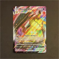 Pokemon Mimikyu VMAX 069/172 Brilliant Stars Ultra Rare Holo NM - Image 1