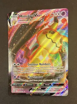 Pokemon Mimikyu VMAX 069/172 Brilliant Stars Ultra Rare Holo NM - Image 3