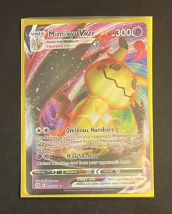 Pokemon Mimikyu VMAX 069/172 Brilliant Stars Ultra Rare Holo NM - Image 4