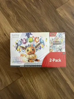 Pokemon TCG Prismatic Evolutions Costco Bundle ETB + Booster Bundle - Image 1