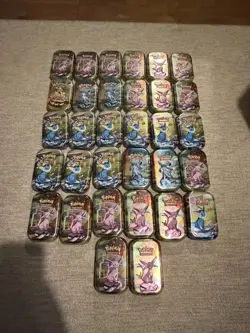 Pokemon EMPTY Mini Tin Lot X32 - Prismatic Evolutions 🔥✅ - Image 2