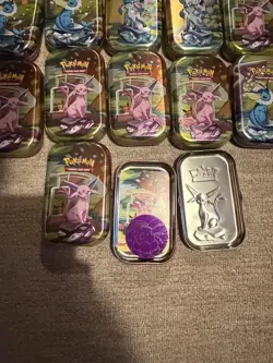 Pokemon EMPTY Mini Tin Lot X32 - Prismatic Evolutions 🔥✅ - Image 3