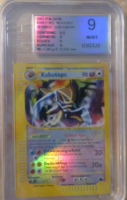 CCG 4 Pokemon Kabutops Skyridge Holo Reverse ! PSA / BGS / EGS 9.0 - Image 1